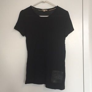 Black Burberry Tee